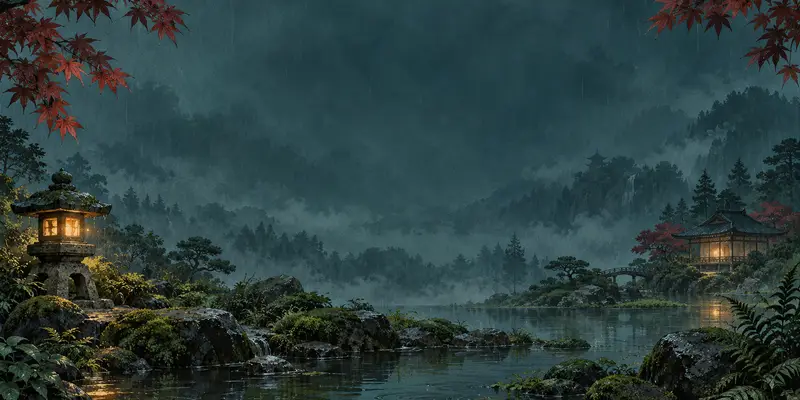 Screenshot of Kana Rain (Japanese Games)